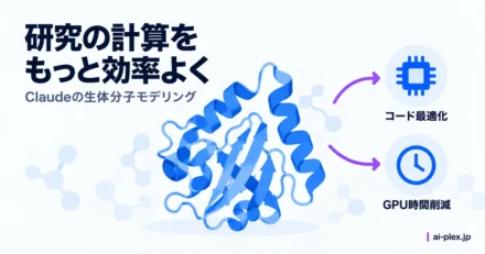 生体分子を扱う研究用コードを最適化し、計算に使う時間を減らす取り組み