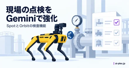四脚ロボットによる設備の点検と検査記録の集約