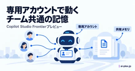 専用アカウントを持つ業務用エージェントとチーム共通の記憶