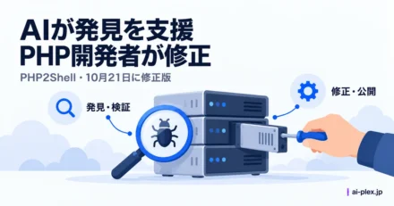 脆弱性の発見と検証の支援から開発者による修正と公開へ進む構成