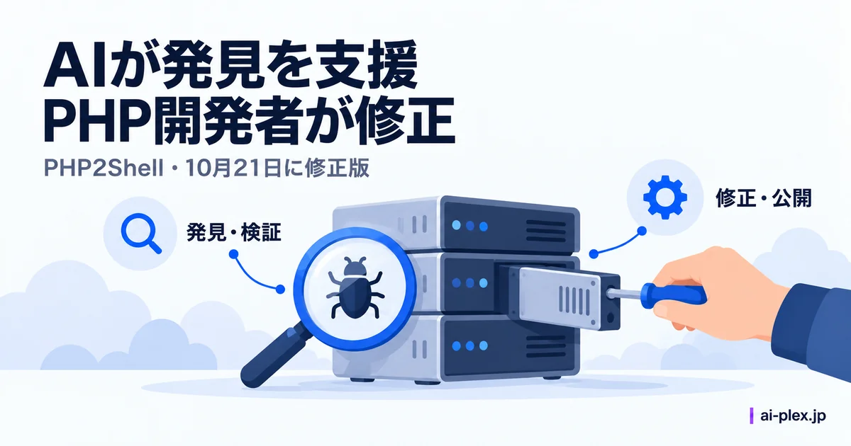 脆弱性の発見と検証の支援から開発者による修正と公開へ進む構成
